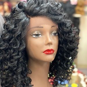 Lace front natural texture